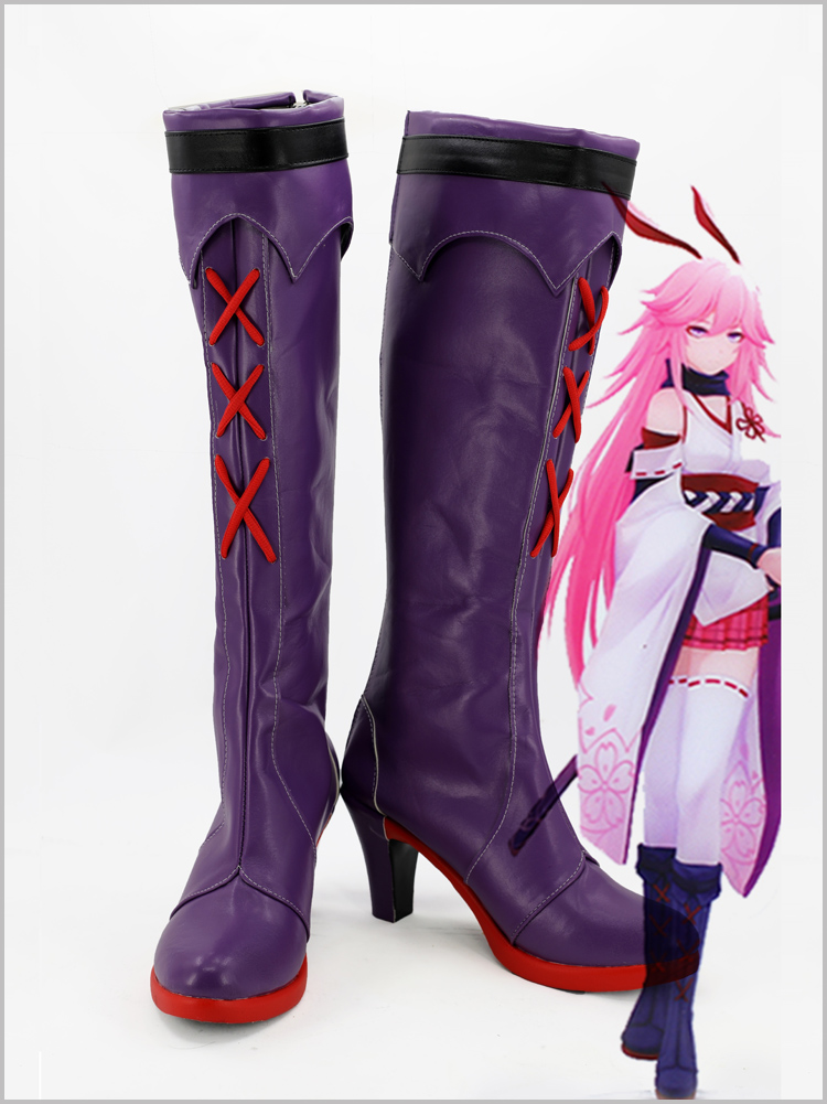 ★崩壞3rd 八重桜 コスプレ靴 cosplay 変装 仮装 豪華/華麗/高品質/サイズオーダー